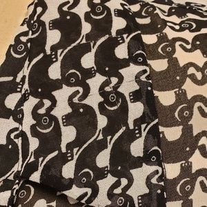 Long Sleeve Elephant Print Two by Vince Camuto Top